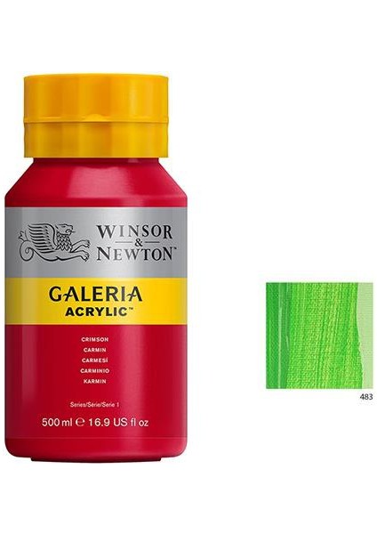 Galeria Akrilik Boya 500Ml - Permanent Green Light 483
