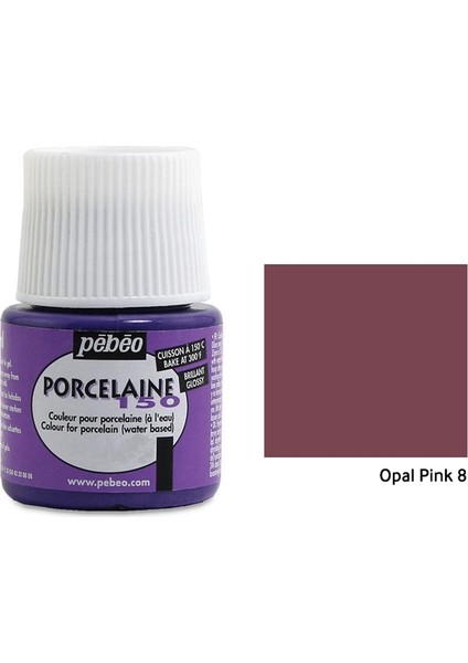 Porcelaine 150 Porselen Boyası 45Ml - Opal Pink 8