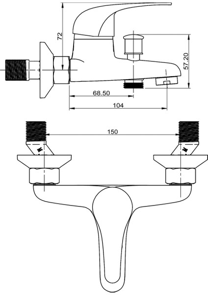 p304 Pıa (Ø35Mm) Banyo Bataryası fiyatları