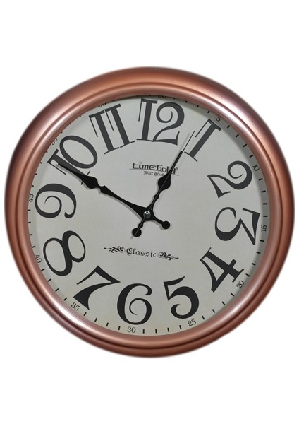 Duvar Saati Aliminyum Çerçeve Çap 34 cm