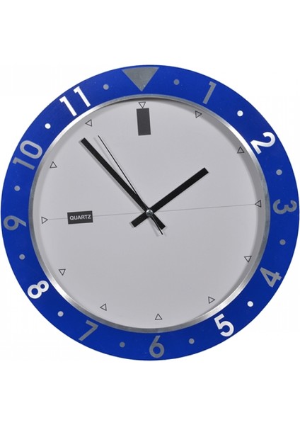 Duvar Saati Aliminyum Çerçeve Çap 36 cm