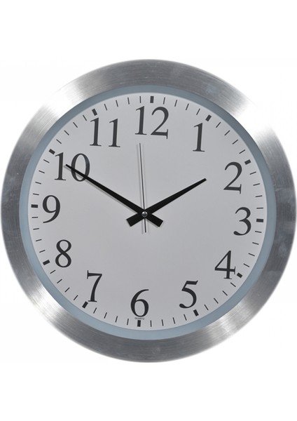 Metal Çerçeve Duvar Saati Çap 46 cm