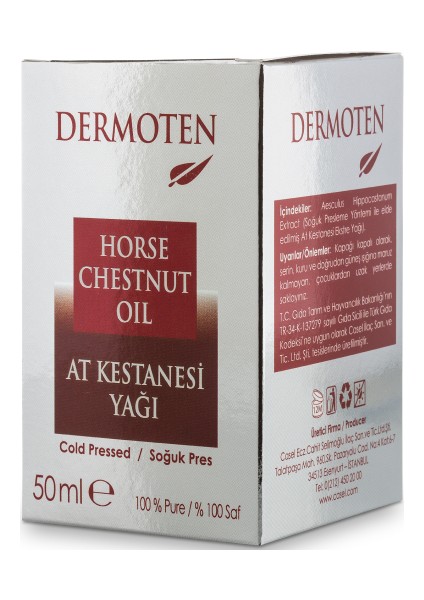 At Kestanesi Yağı 50ml