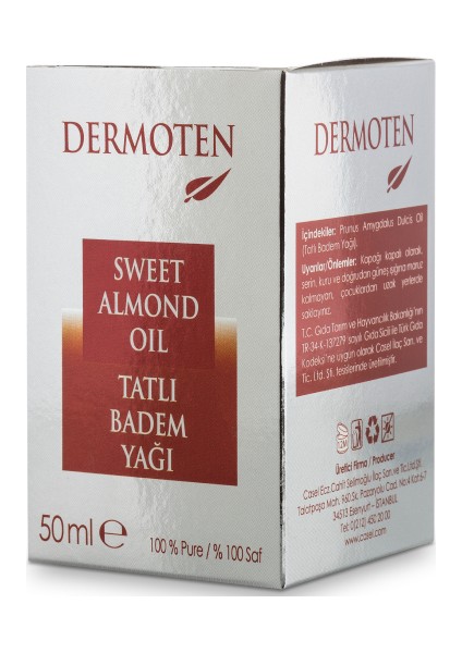 Tatlı Badem Yağı 50ml