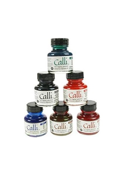 Calli Çizim Mürekkebi Set 6'Lı