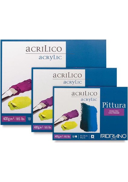 Pittura, İnce Dokulu Akrilik Blok, 400Gr - Gf/Cp - 30X40Cm