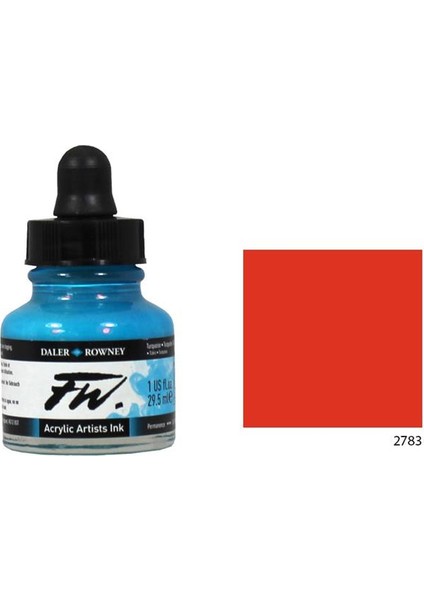 Fw Ink Likit Akrilik 29.5Ml - Scarlet 2783
