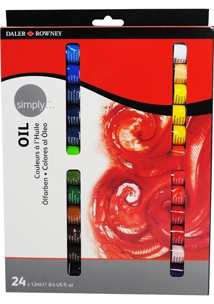 Simply Yağlı Boya Seti 24X12Ml