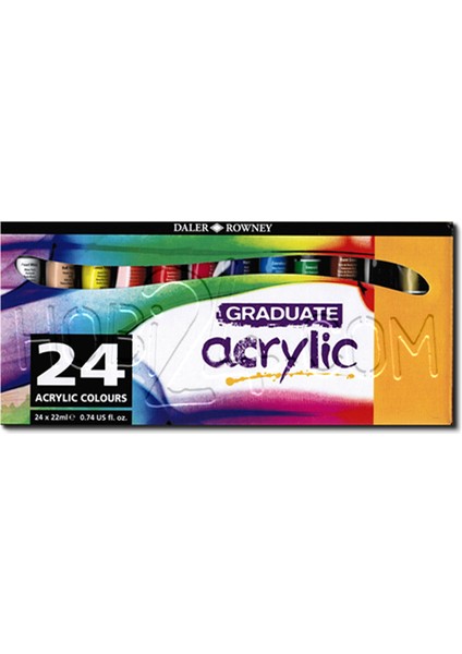 Graduate Akrilik Set 24 Renk X 22Ml