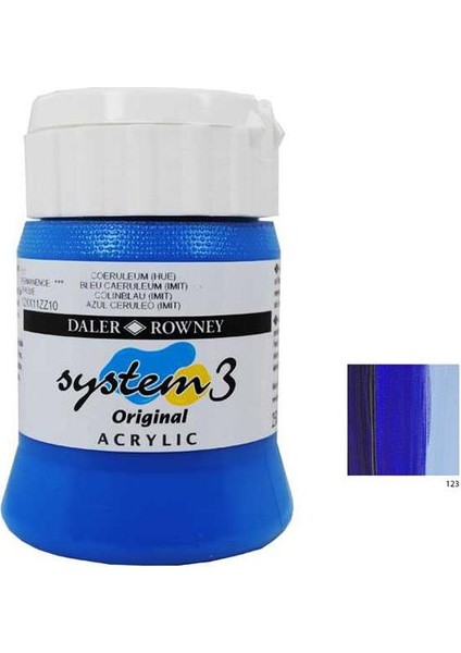 System 3 Akrilik Boya 500Ml - Ultramarine 123