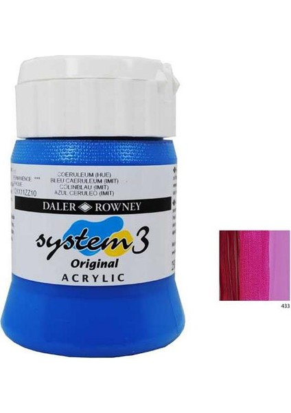 System 3 Akrilik Boya 500Ml - Purple 433