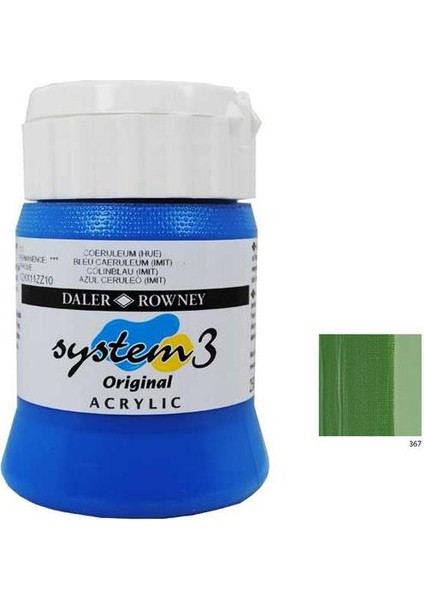 System 3 Akrilik Boya 500Ml - Oxide Of Chrome Green 367