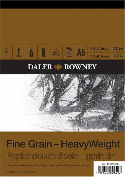 Fine Grain Heavyweight Eskiz Blok 200Gr - A5
