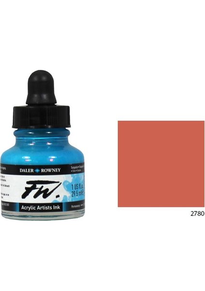 Fw Ink Likit Akrilik 29.5Ml - Red Earth 2780