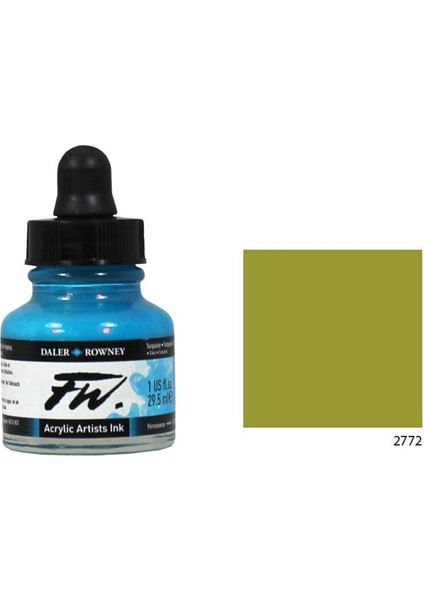 Fw Ink Likit Akrilik 29.5Ml - Oilve Green 2772
