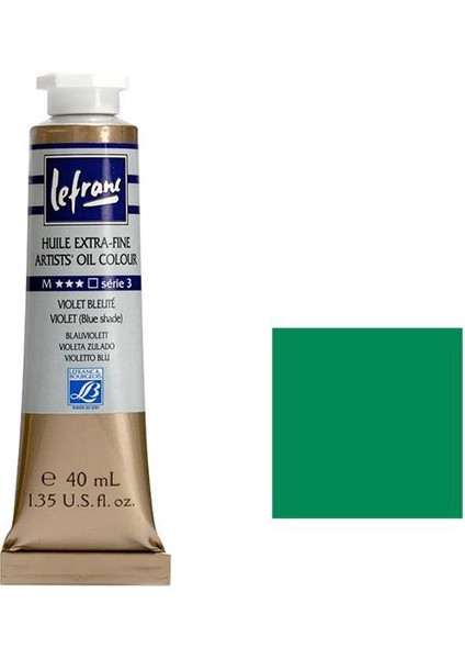Lefranc & Bourgeois Artist Yağlı Boya 40Ml - Chrome Green Medium Deep