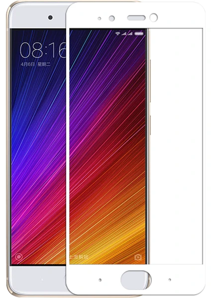 Xiaomi Mi 5S Renkli Çerçeveli Tempered Ekran Koruyucu