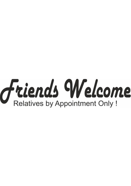 Friends Welcome Duvar Sticker fiyatları