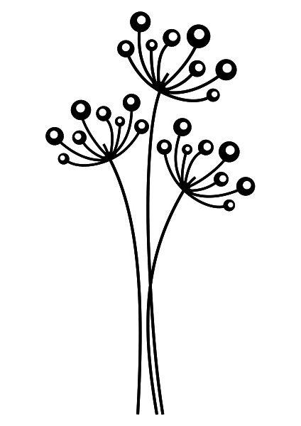 Modern Dandelion Duvar Sticker fiyatları