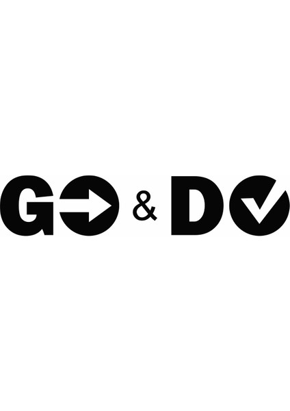 Go and Do Duvar Sticker fiyatları