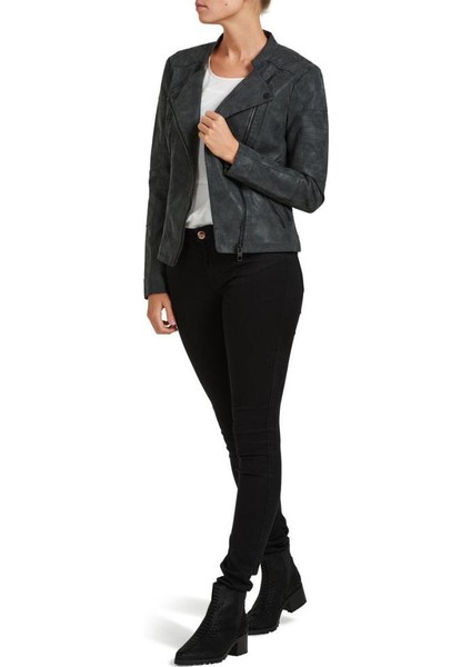 Bayan Deri Ceket 15102997 Leather Bıker indirimleri