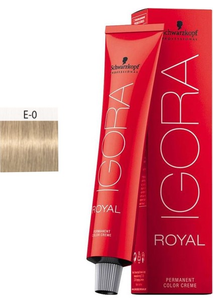 Igora Royal E.0 Saç Boyası Teknik Renkler 60ml