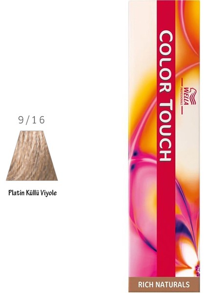 Color Touch 9.16 Platin Küllü Viyole Saç Boyası 60ml