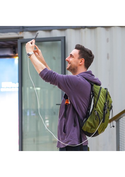 PowerLine+ Micro USB Örgülü Şarj/Data Kablosu 1.8 Metre- Beyaz - Taşıma Çantalı (Anker Türkiye Garantili)