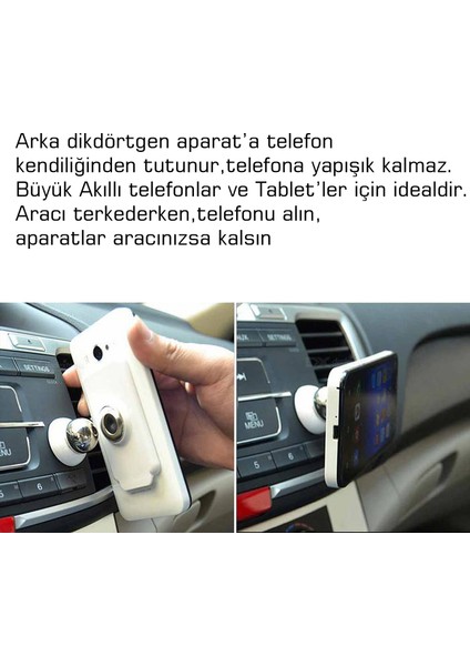 Modacar 360 Derece Mıknatıslı Araç Cep Telefon Tutucu 422412