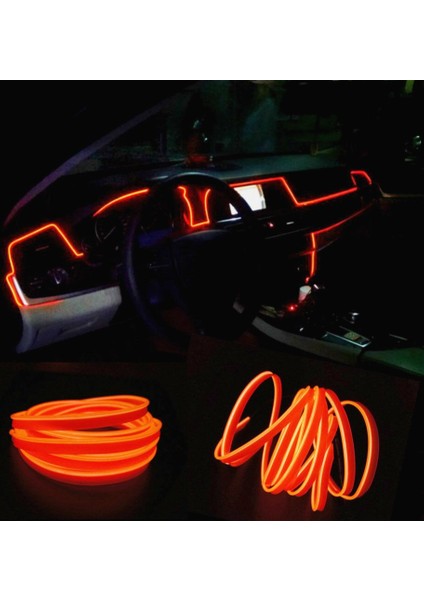 ModaCar Turuncu Araç İçine Neon Kablo 2 Metre 378817