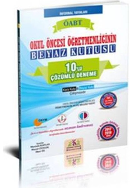 İnformal ÖABT Okul Öncesi Öğretmenliğinin Beyaz Kutusu 10'lu Çözümlü Deneme