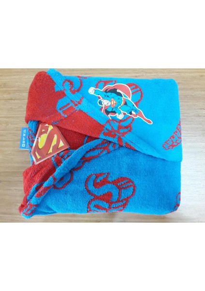 Superman 5/6 Yaş Bornoz Free Set