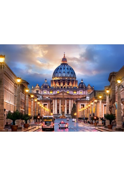 500 Parça Aziz Petrus Bazilikası Puzzle (Roma)