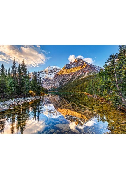 500 Parça Puzzle - Morning Sunlight in the Rockies