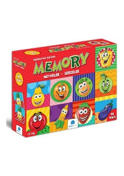 Gizz Game Memory Meyveler - Sebzeler
