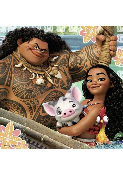 3x49 Parça Moana Puzzle (080045) fiyatları
