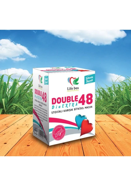 Double 48 Epimex Dia Extra Stevialı Karışık Bitkisel Macun 230 Gr