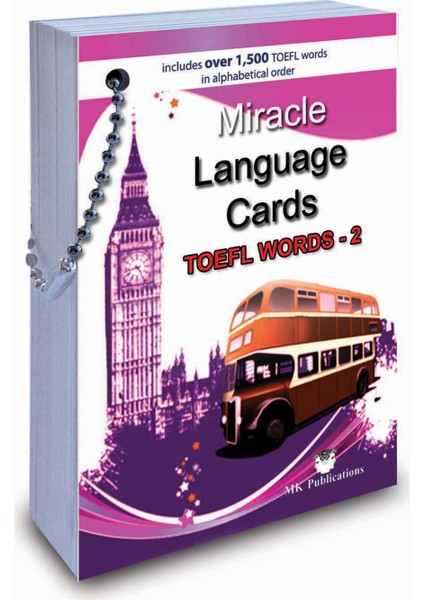 Miracle Language Cards (TOEFL Words-2) (Kelime Kartı)