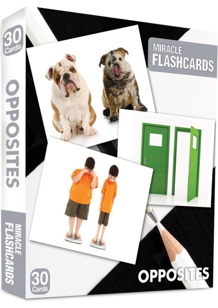 Miracle Flashcards: Oppposites Box 30 Cards