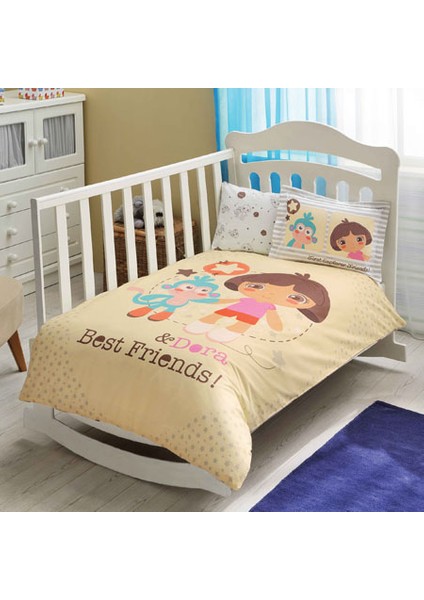 Lisanslı Bebek Nevresim Takımı Dora Best Friends