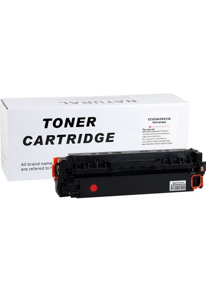 Hp CC533A/CE413A Kırmızı Toner CP2025 2320 Pro 400 Canon LBP7200(CRG 718)