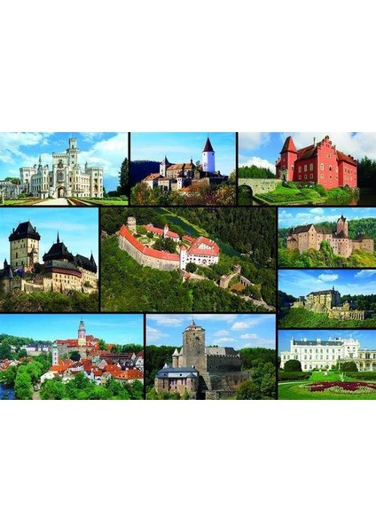 1000 Parça Castles Puzzle