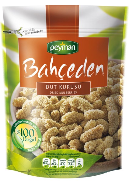 Bahçeden Dut Kurusu 100G