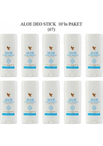 Forever Aloe Ever Shield - Deodorant 10'lu - Ürün Kodu: 67