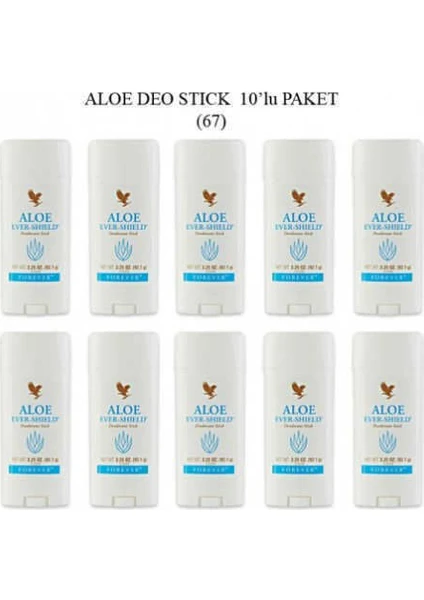 Forever Aloe Ever Shield - Deodorant 10'lu - Ürün Kodu: 67