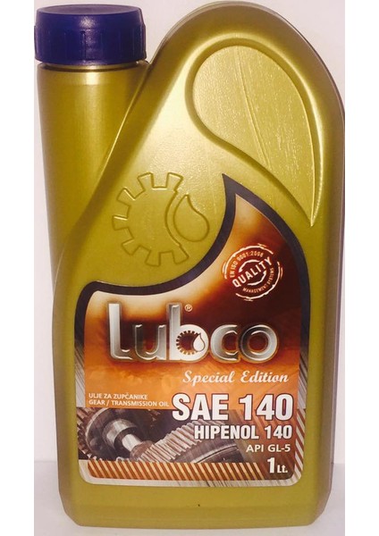 Mekanik Dişli Yağı 140 1Lt