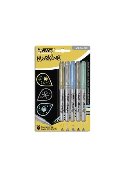 Marking Metallic Permanent Marker No:1 5 Renk