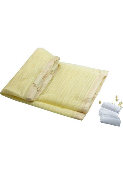 Mıknatıslı Kapı Sinekliği Tülü-KREM ( 100x210 )