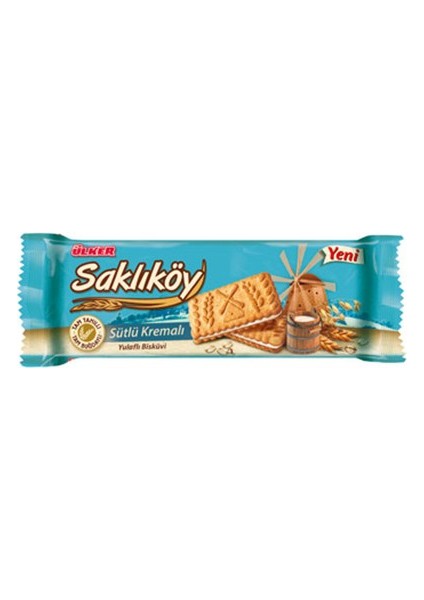 Saklıköy Sütlü Kremalı Bisküvi 100 gr