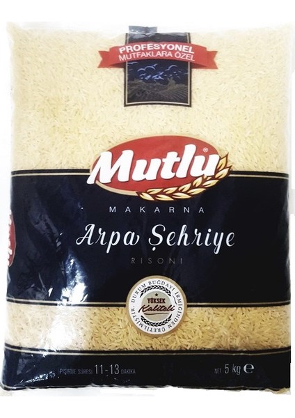 Makarna Klasik Arpa Şehriye 5 KG